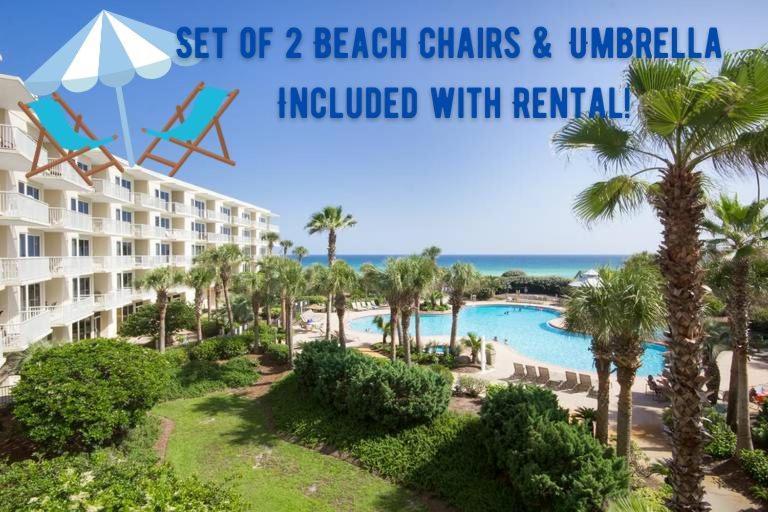 데스틴 Fun In The Sun! Crescent At Miramar - Gulf Front+Beach Chairs 빌라 외부 사진